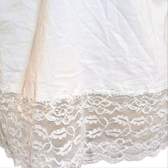 Cosabella White Stretch Lace Edged Camisole Top - Picture 3 of 7